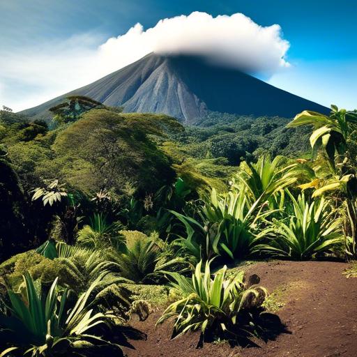 El Volcan Irazu En Costa Rica