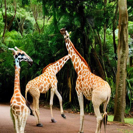Parque De Jirafas En Costa Rica