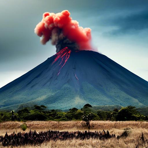 Erupcion De Volcan En Costa Rica