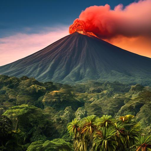 Volcán Activo En Costa Rica