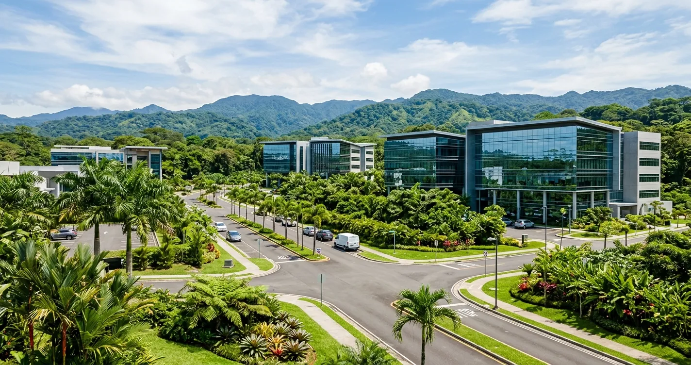 Zonas francas en Costa Rica - Parque industrial con empresas multinacionales
