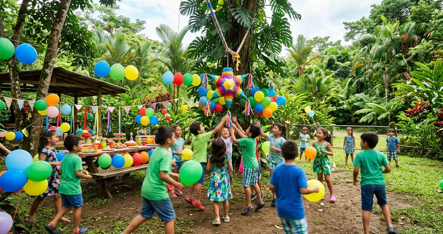 Día del Niño en Costa Rica - Niños celebrando el 9 de septiembre en un parque