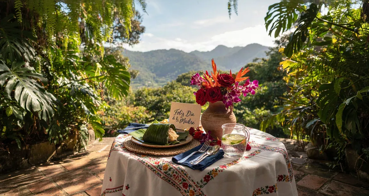 15 de agosto en costa rica - Celebración del Día de la Madre con serenata, flores y comida de familia