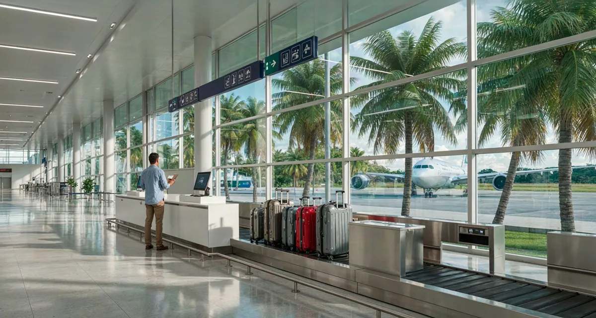 Oficinas de Avianca en Costa Rica: mostrador de check-in en el aeropuerto Juan Santamaría con pasajeros y maletas documentadas
